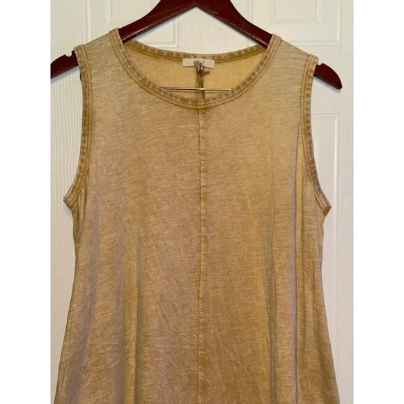 NWT Easel Yellow Ruffle Asymetrical Oversized Dress  Size Small - Picture 4 of 13